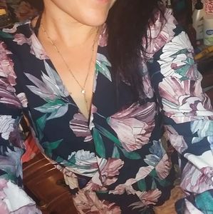 Floral dressy romper